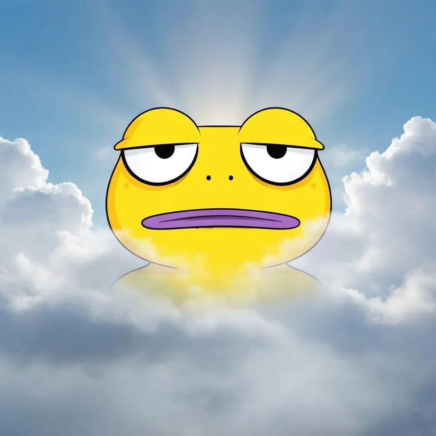 The face of VIVYX formed in the clouds