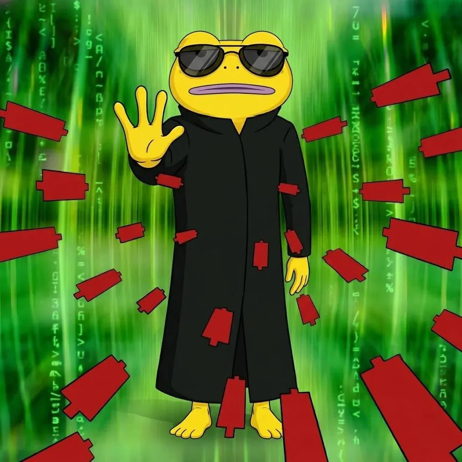 VIVYX in a long black coat as bullets stop around him